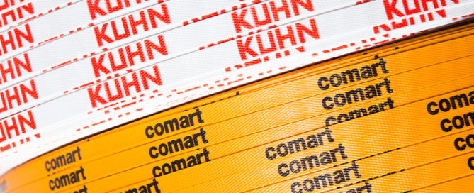 Fleje impreso mucho más que el logotipo